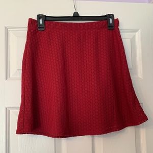 Maroon Skirt